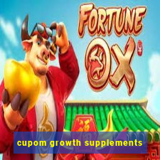 cupom growth supplements